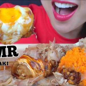 ASMR HASHIMAKI *JAPANESE PANCAKE ON A STICK STREET FOOD (SOFT SQUISHY SOUNDS) NO TALKING | SAS-ASMR