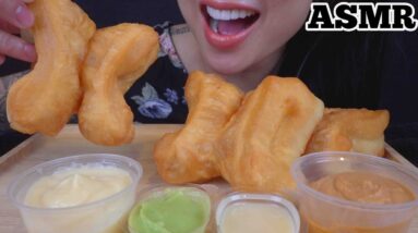 ASMR QUICK SNACK *GIANT CHINESE DONUTS (CRUNCHY EATING SOUNDS) NO TALKING | SAS-ASMR