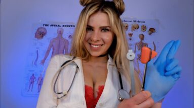 ASMR THE UNPROFESSIONAL DOCTOR 😏🩺  Medical Exam, Cranial Nerves, Deep Ear Cleaning 1 HOUR