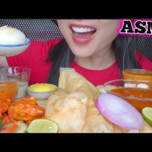 ASMR INDIAN FOOD #7 (EATING SOUNDS) NO TALKING | SAS-ASMR