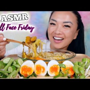 ASMR SPICY SOUTHERN THAI CURRY NOODLES (EATING SOUNDS) LIGHT WHISPERS | SAS-ASMR